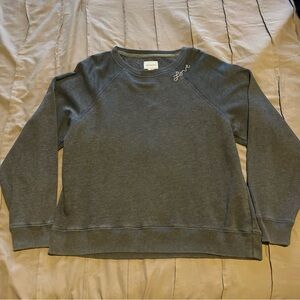 American Eagle Outfitters Navy Blue Sweatshirt with Love Detail
